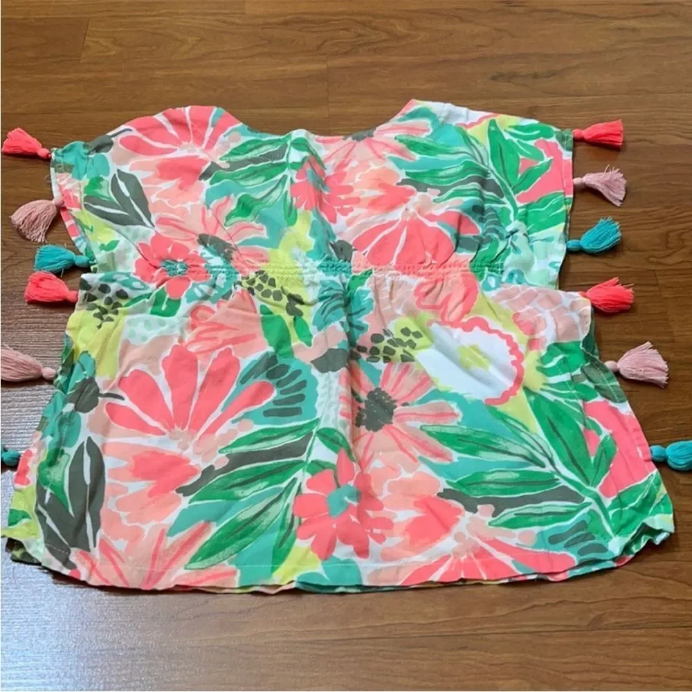 Cat & Jack tassel swimsuit coverup size 6/6X